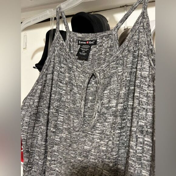 Women's Gray Midi Dress - Picture 3 of 12